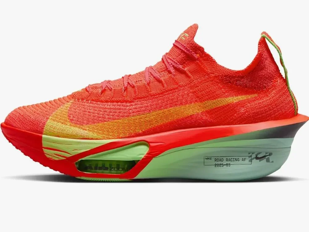 Women's Alphafly 3 (600 - Bright Crimson/Cave Purple-Lime Blast) US 10.5